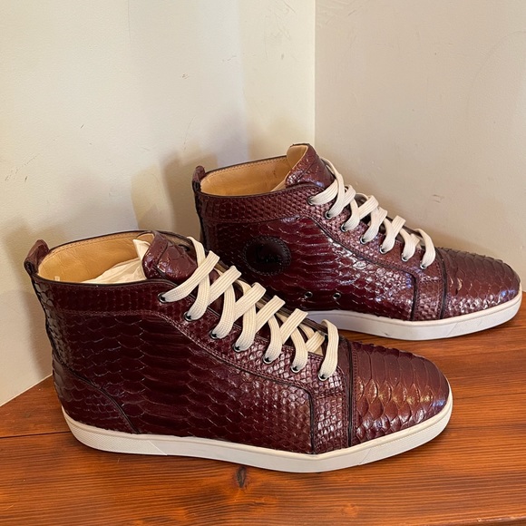 Christian Louboutin Python Crystal Lame Euro 47.5 - Picture 4 of 7